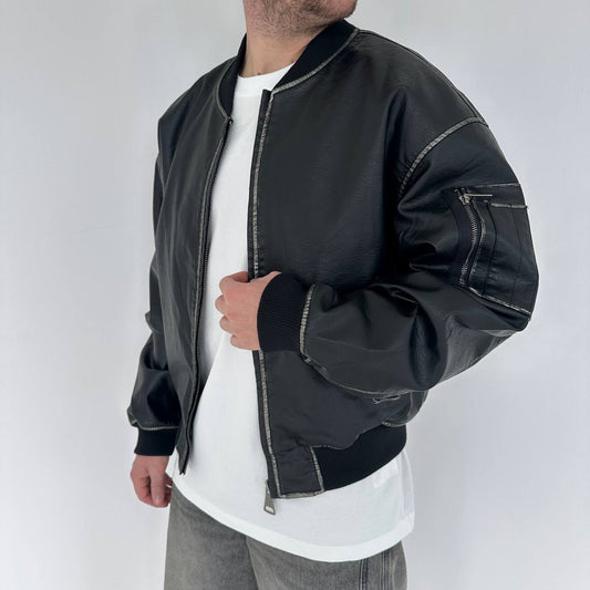 Aviator Pelle Black