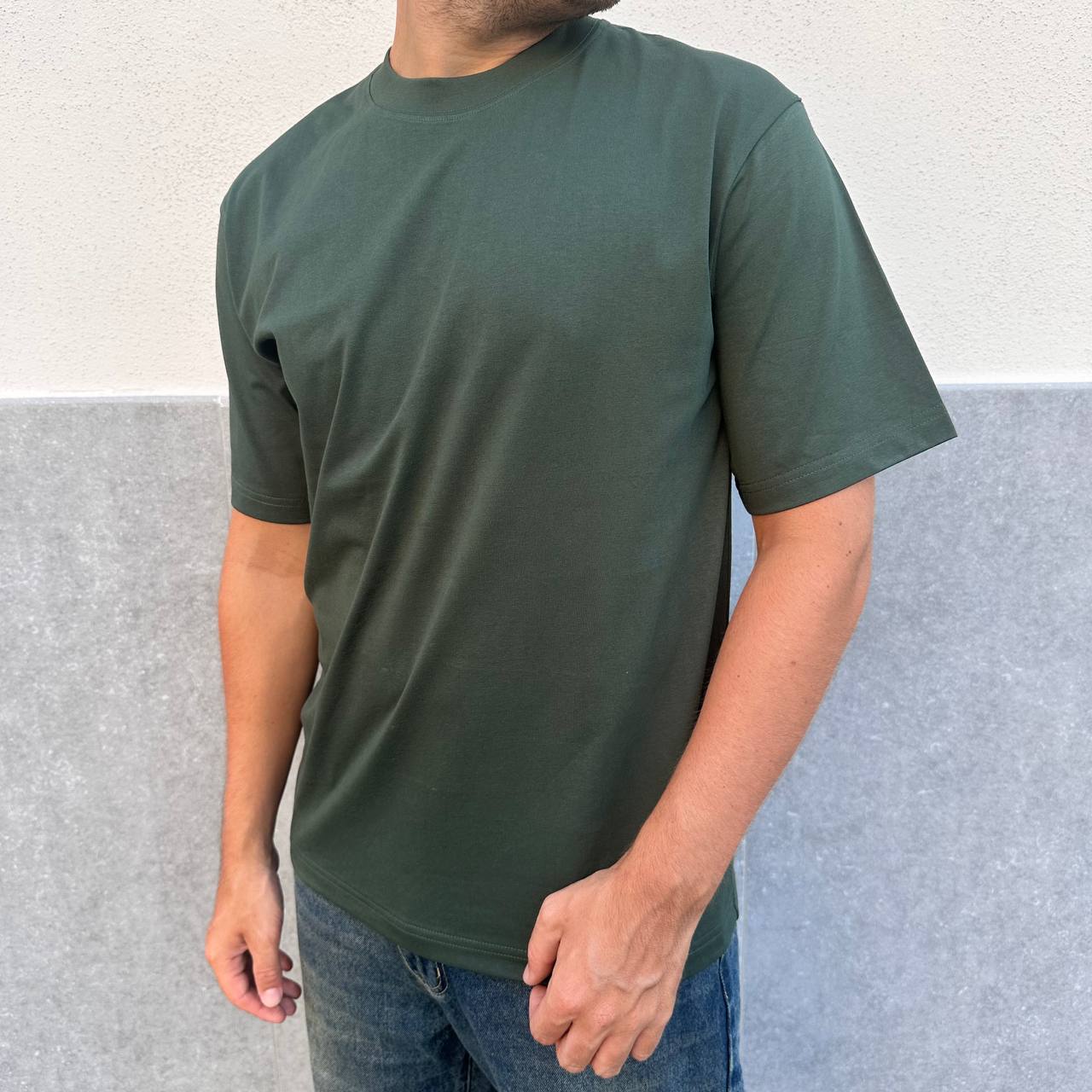 T-shirt basic verde