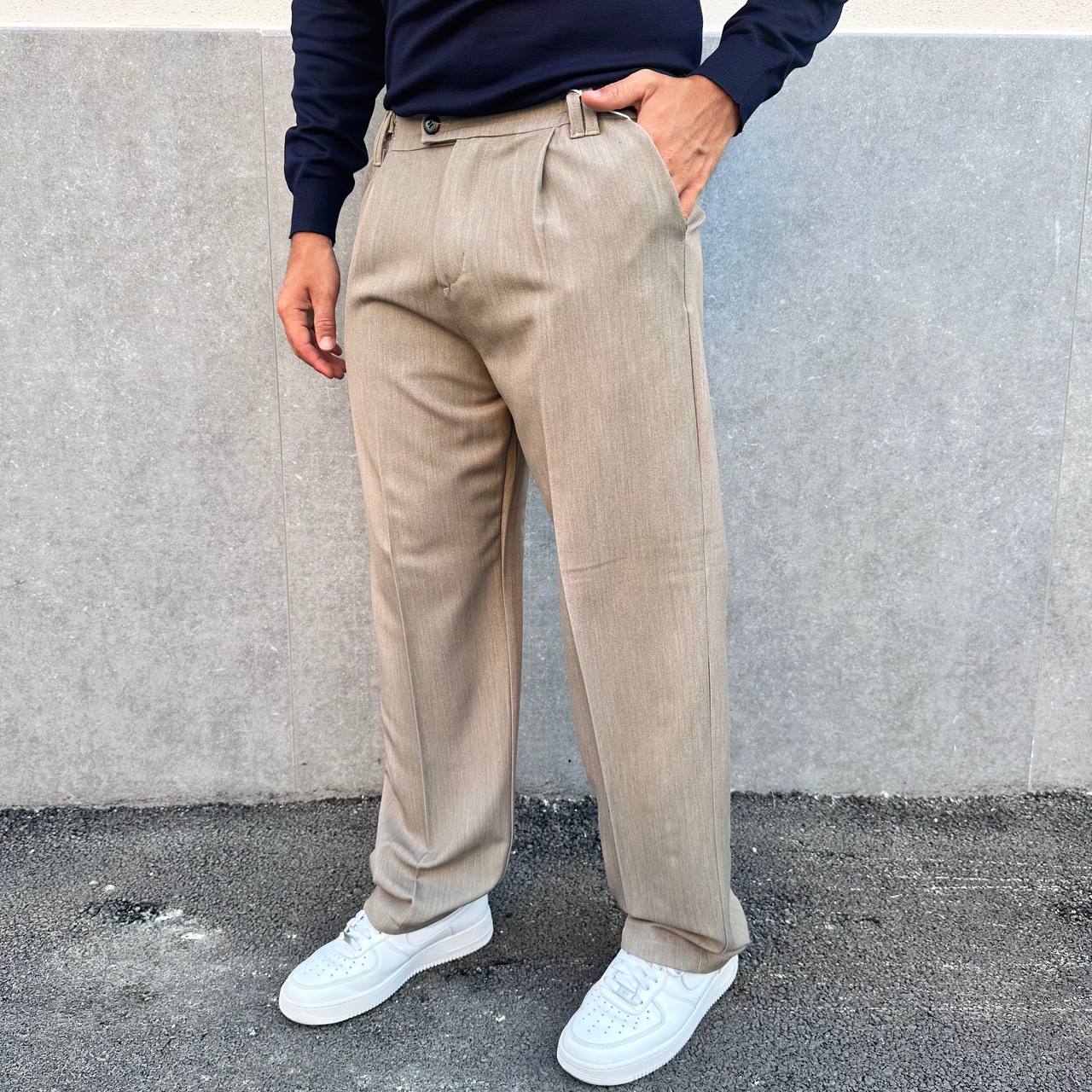 Pantalone palazzo fango