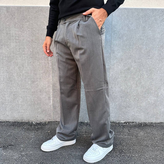 Pantalone palazzo grigio