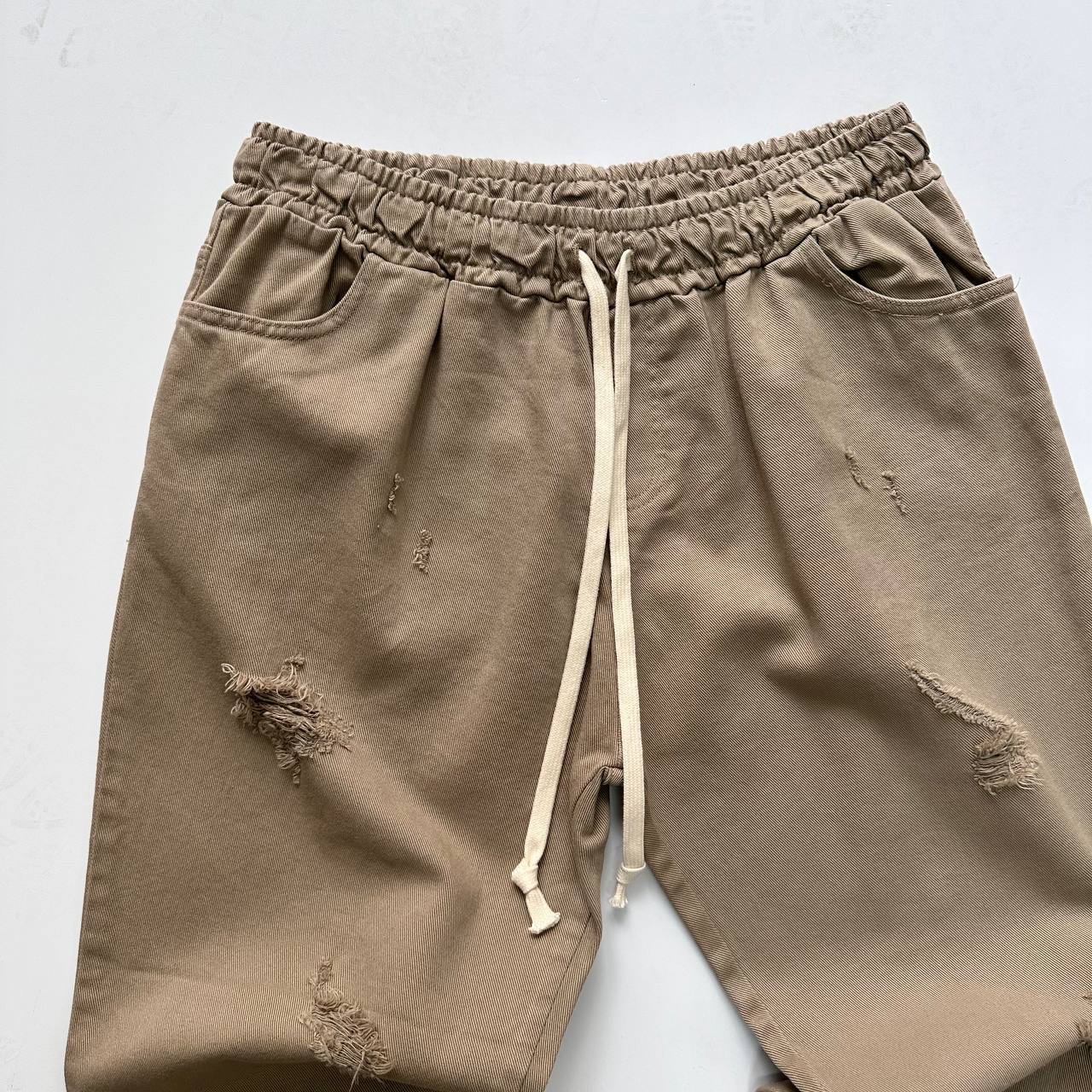 Jeans Elastico Beige Max