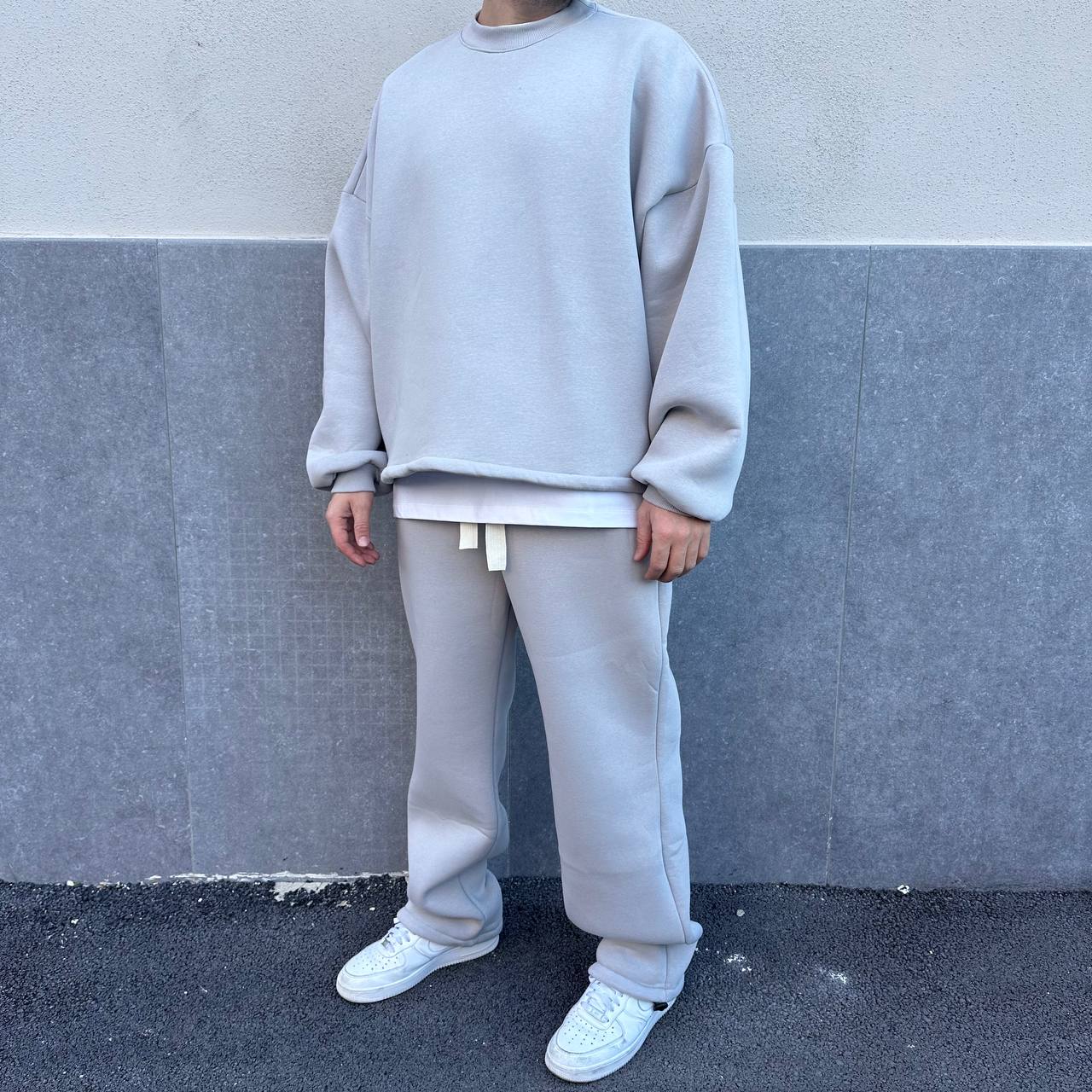 Tuta Crop Grigio Finanza