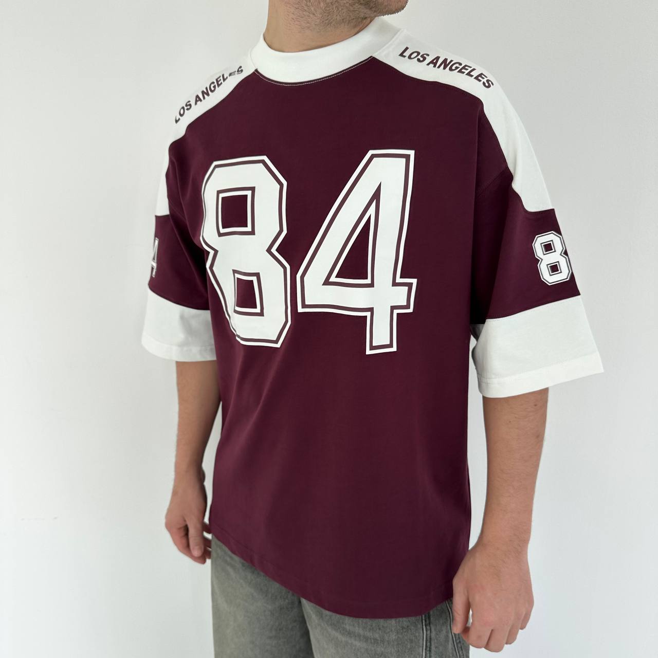 SHIRT LOS ANGELES BORDEAUX