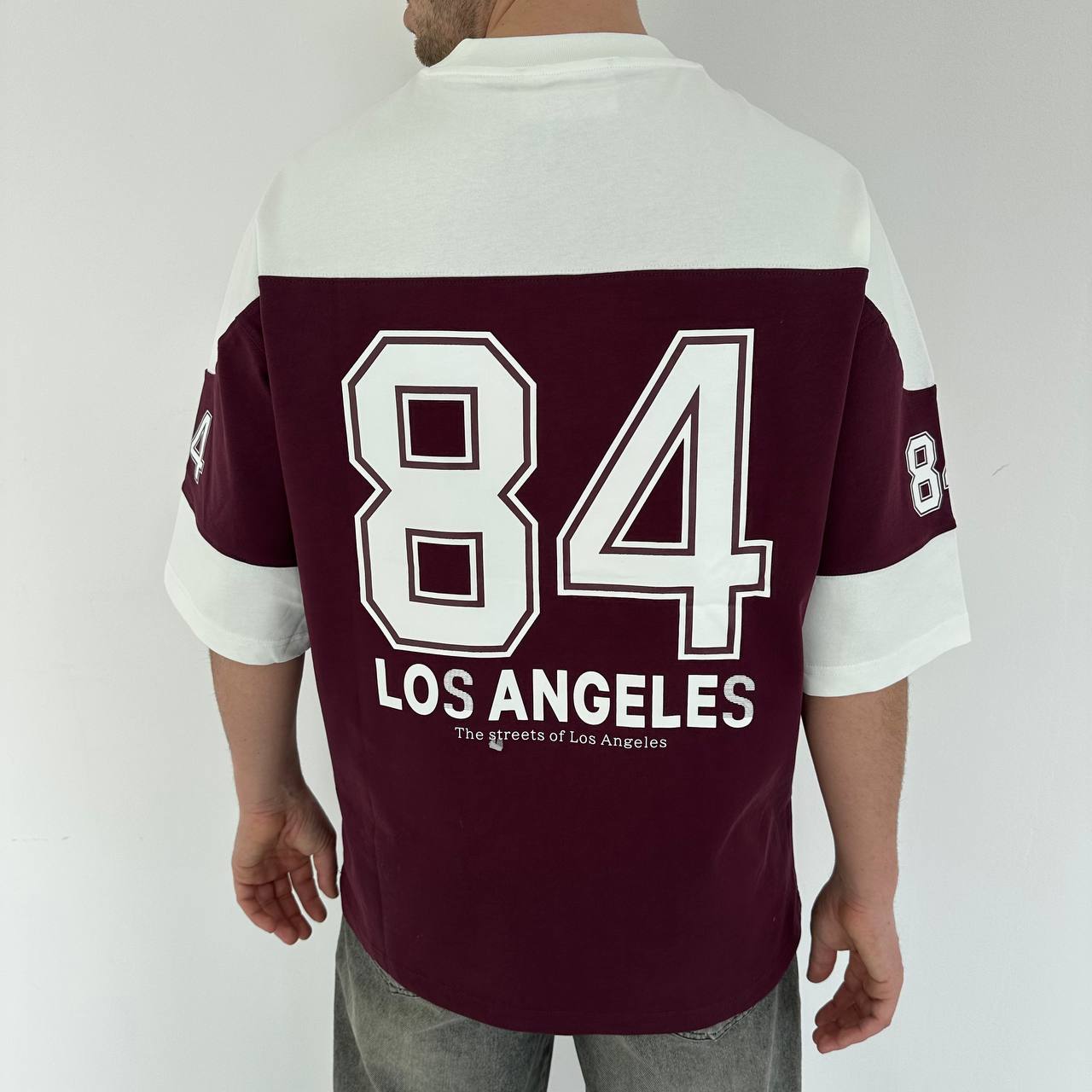 SHIRT LOS ANGELES BORDEAUX