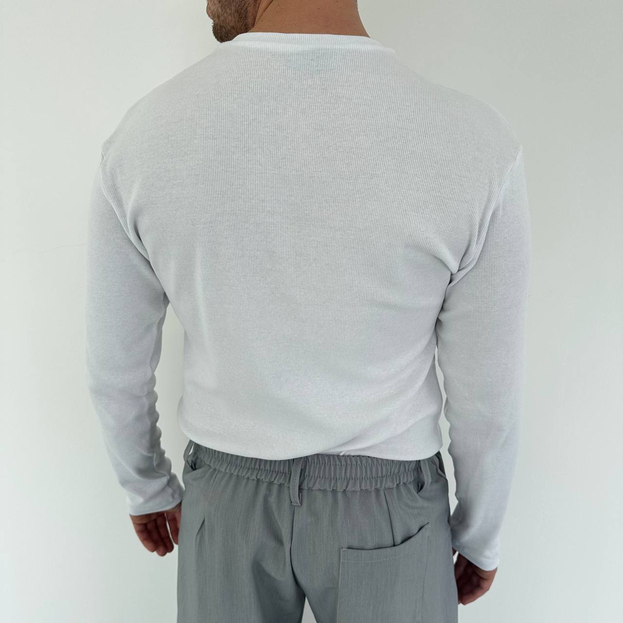 Maglia Serafino Bianca