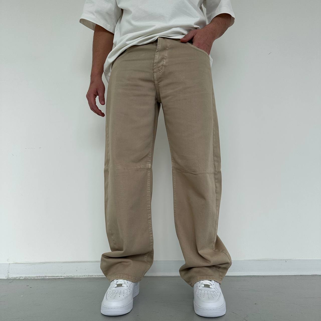 Jeans Baggy Beige