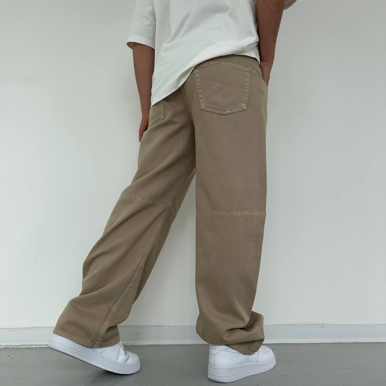 Jeans Baggy Beige