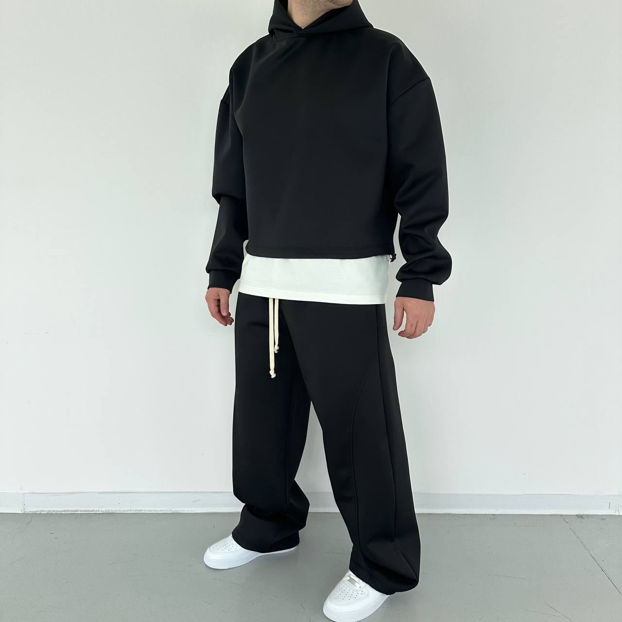 Coordset Scuba Crop Nera