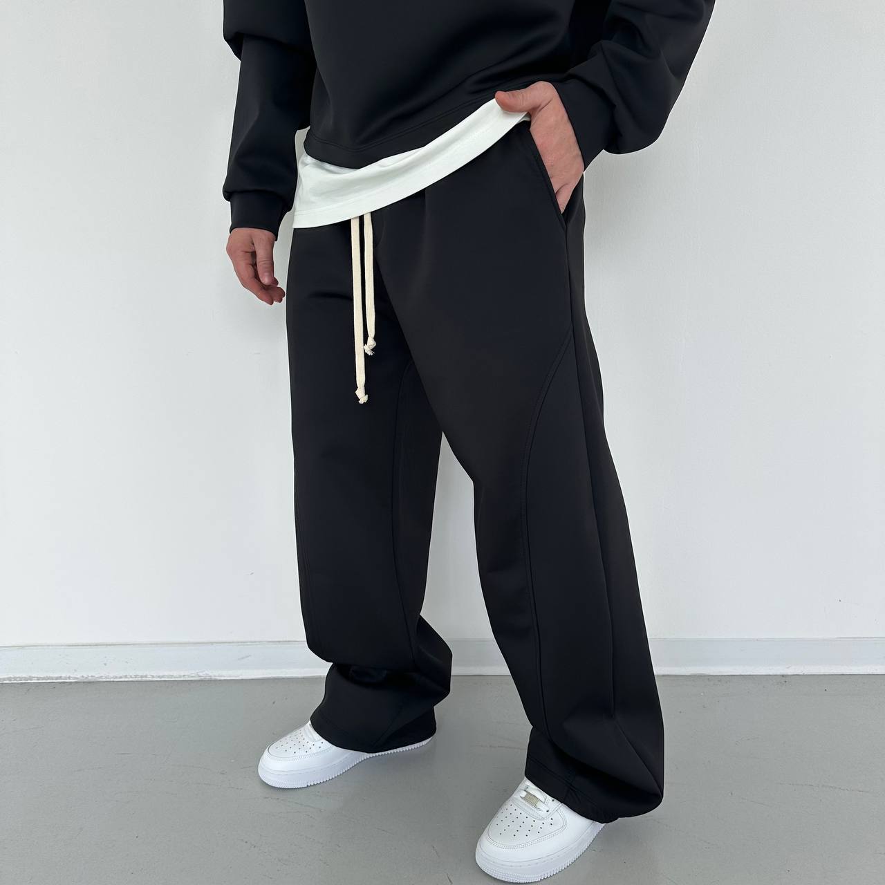 Coordset Scuba Crop Nera