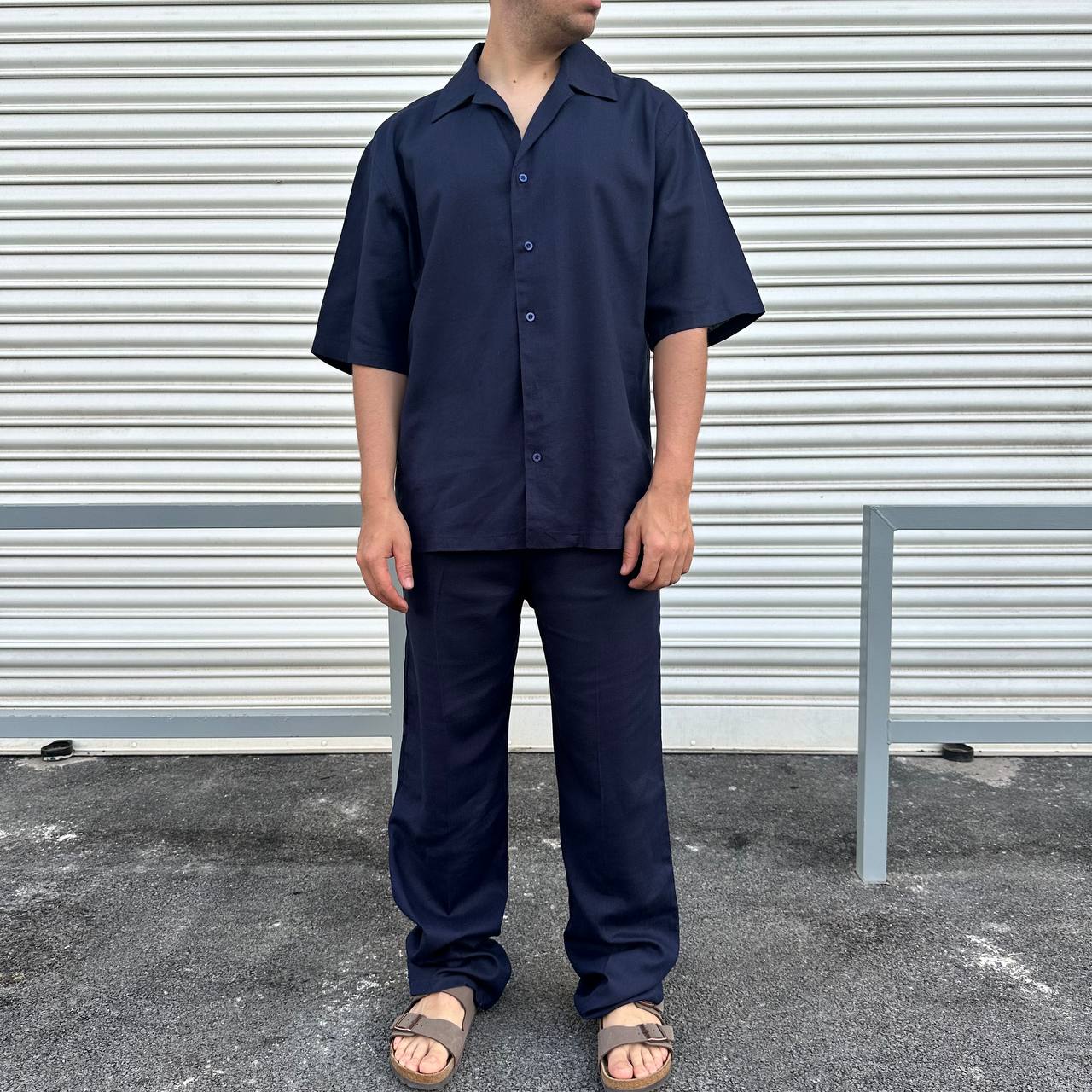 Coord.In Misto Lino Blu