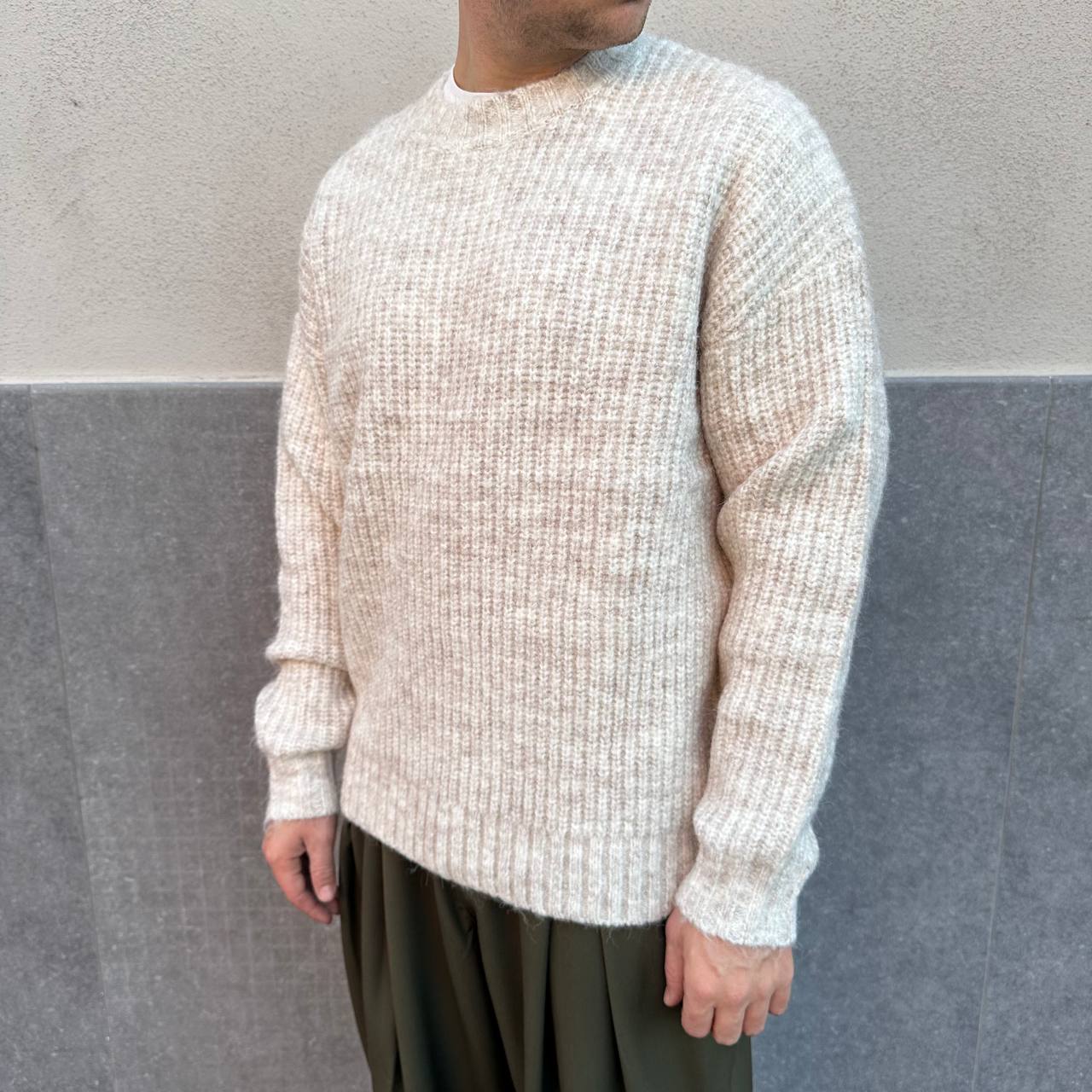 Pull Peluche Basic Beige