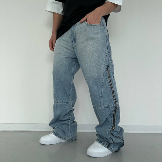 Jeans Flare Zip