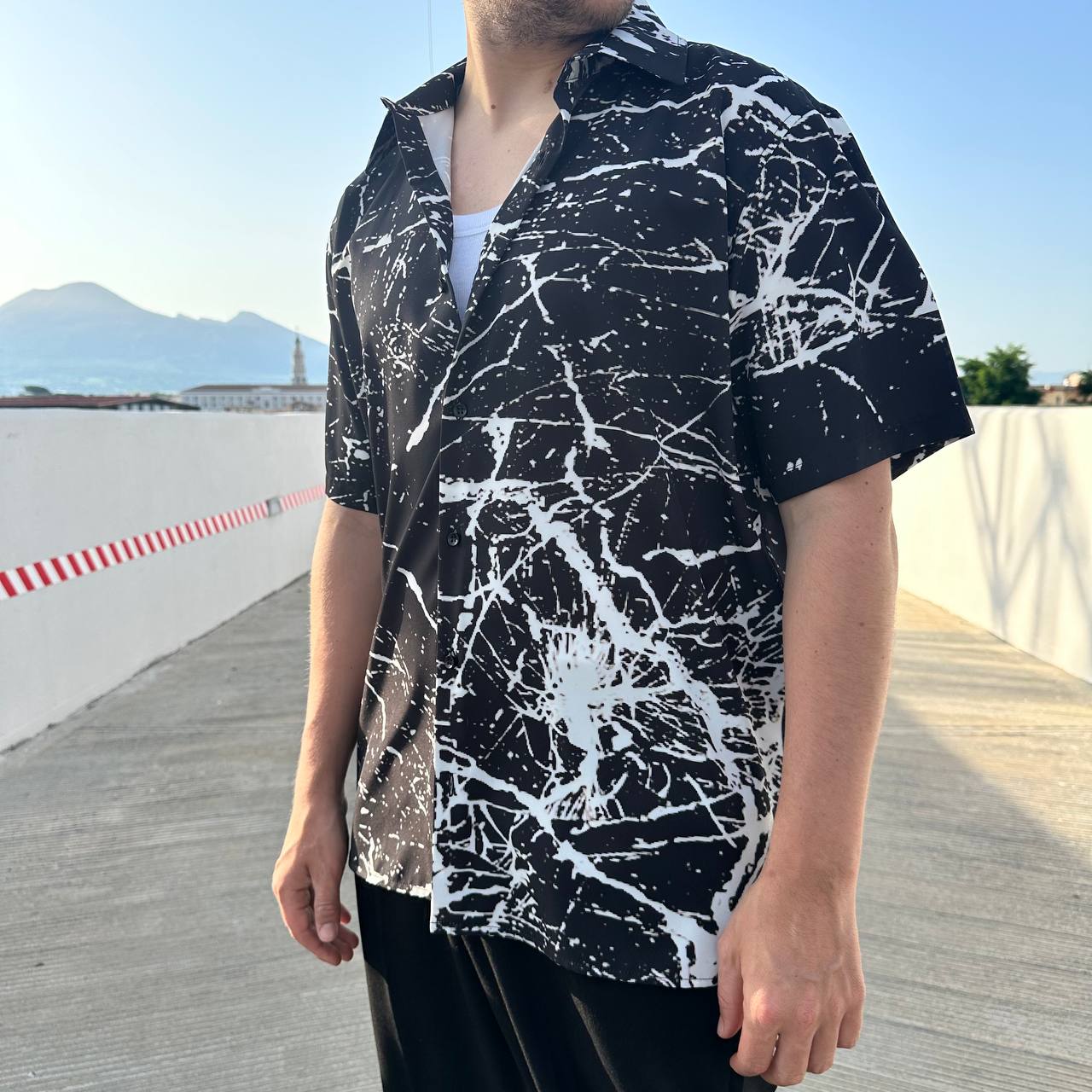 Camicia Graffiti Black