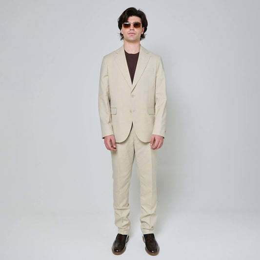Abito sartoriale beige