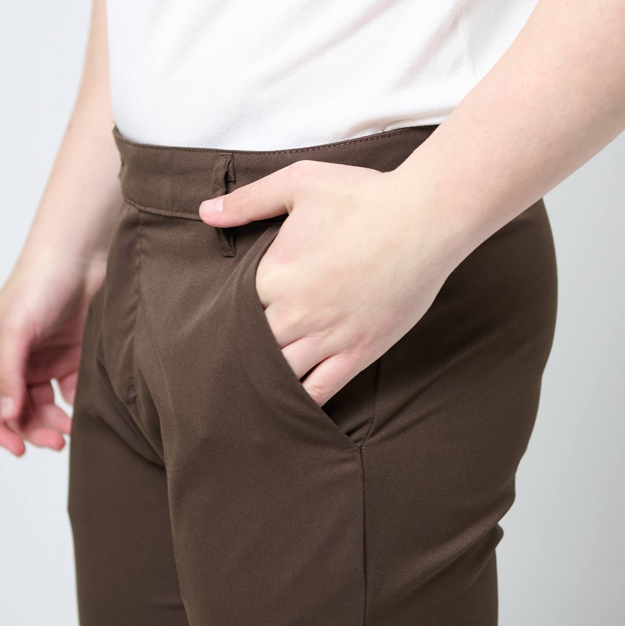 Pantalone Capri Marrone