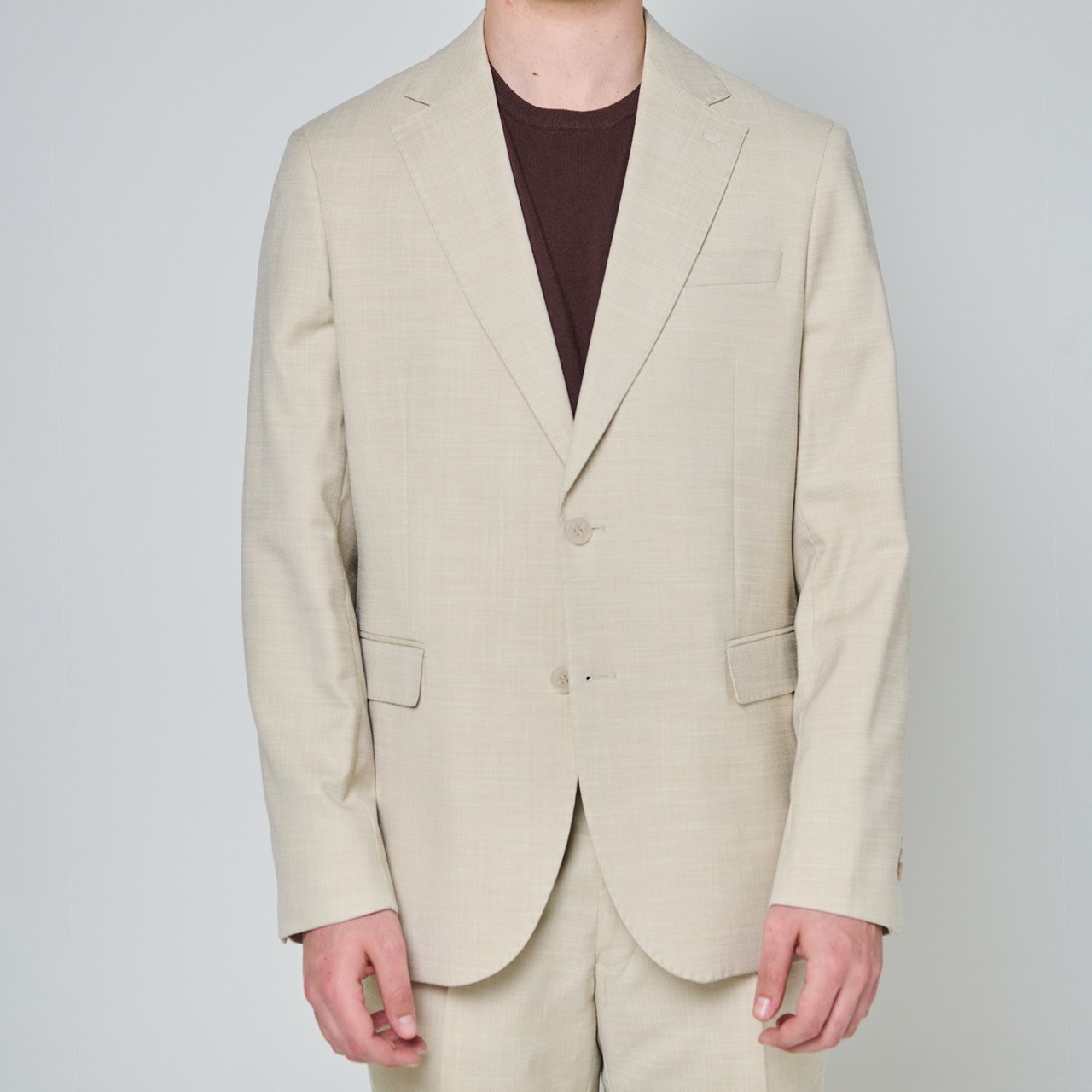 Abito sartoriale beige