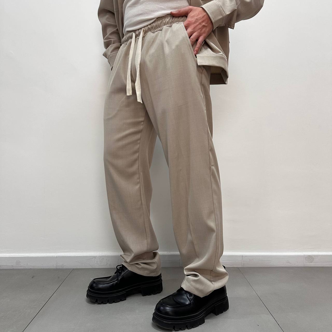 Coordset Casual Beige