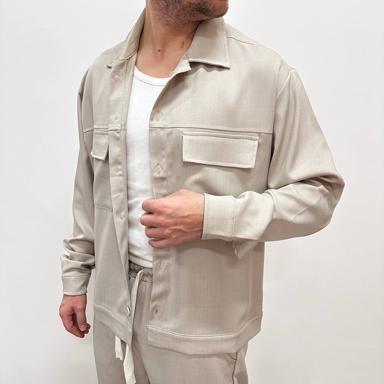 Coordset Casual Beige