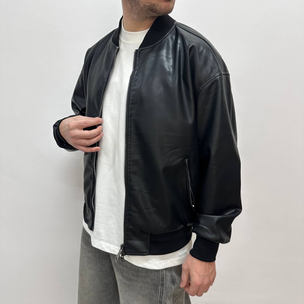 Jacket Over in ecopelle