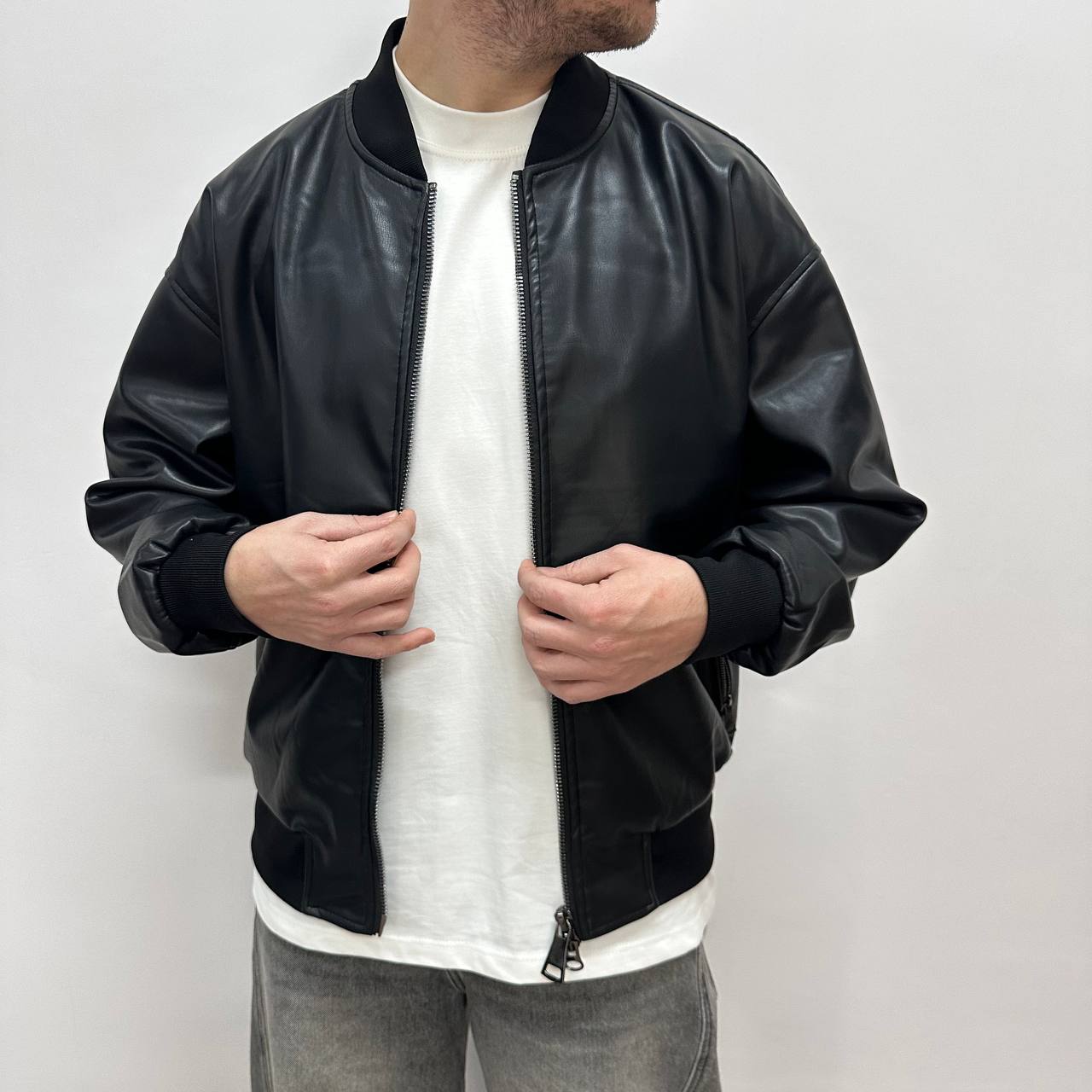 Jacket Over in ecopelle