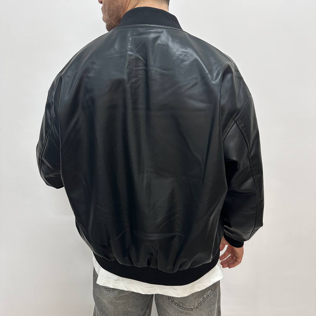 Jacket Over in ecopelle