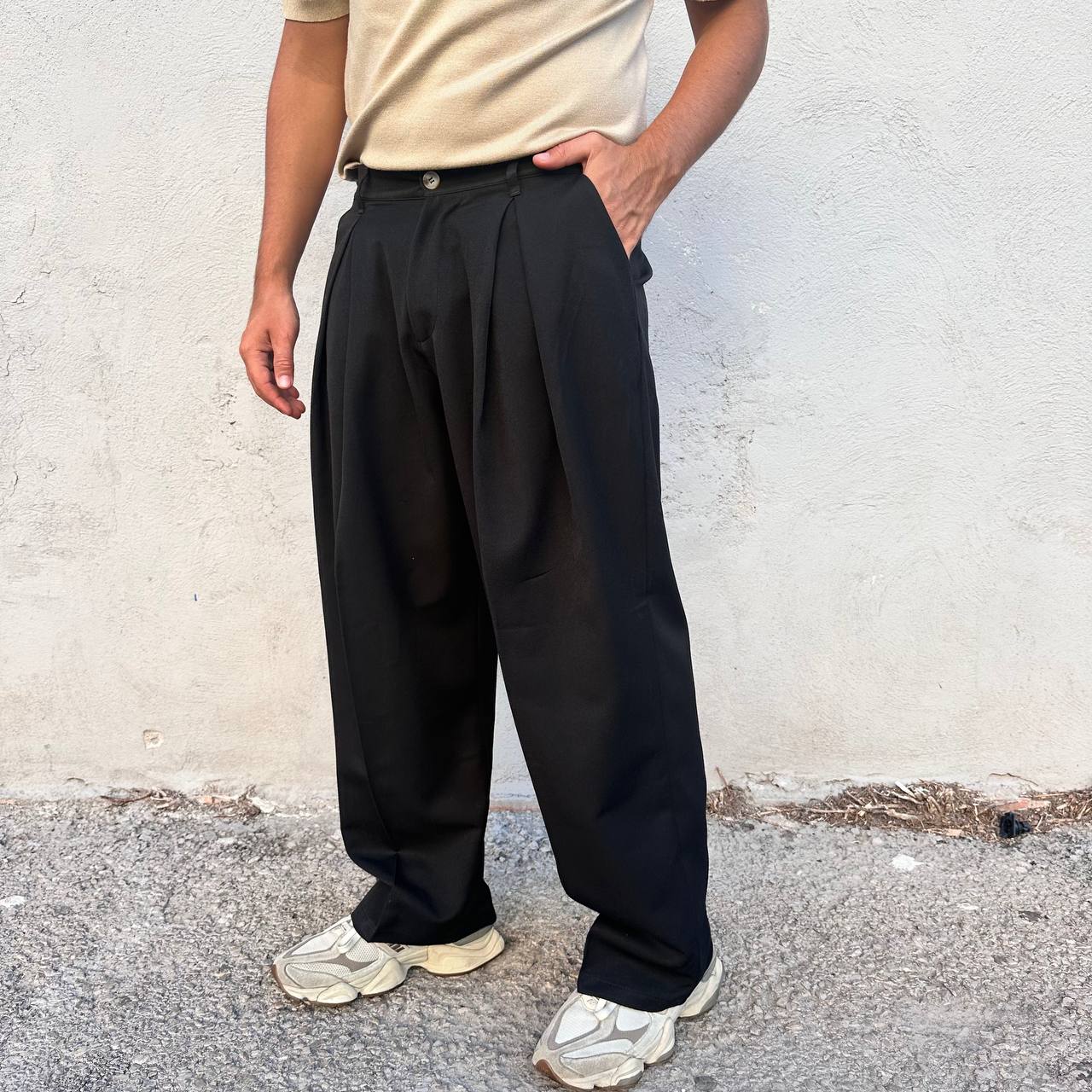 Pantalone Balloon Nero