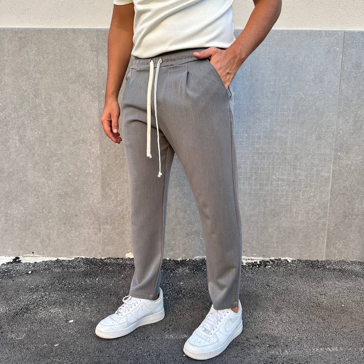 Pantalone japane grigio
