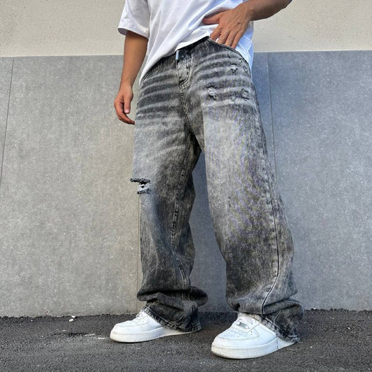 Jeans Super Baggy Marble Black