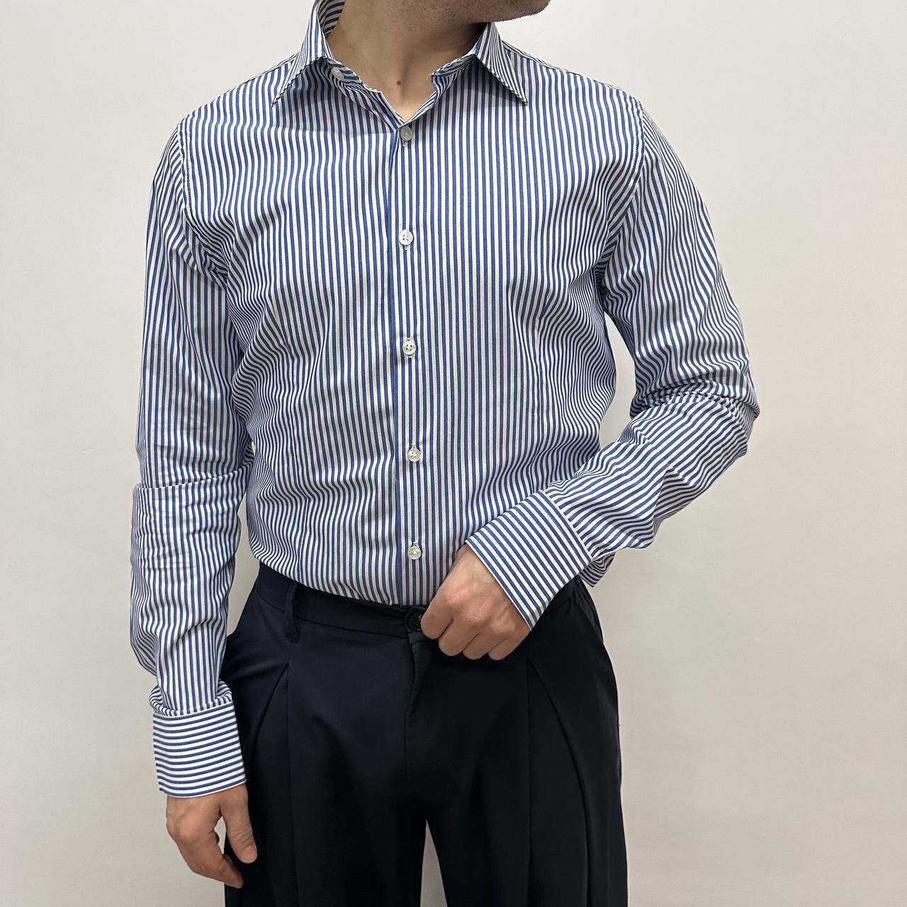 Camicia Sartoriale Riga Blu