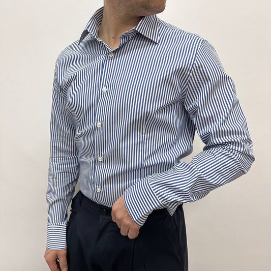 Camicia Sartoriale Riga Blu