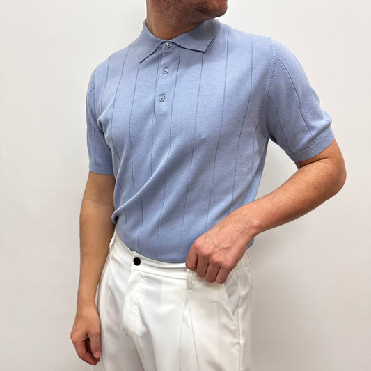 Polo Premium Celeste