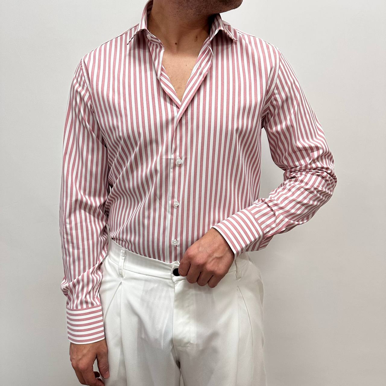 Camicia Sartoriale Riga Bordeux