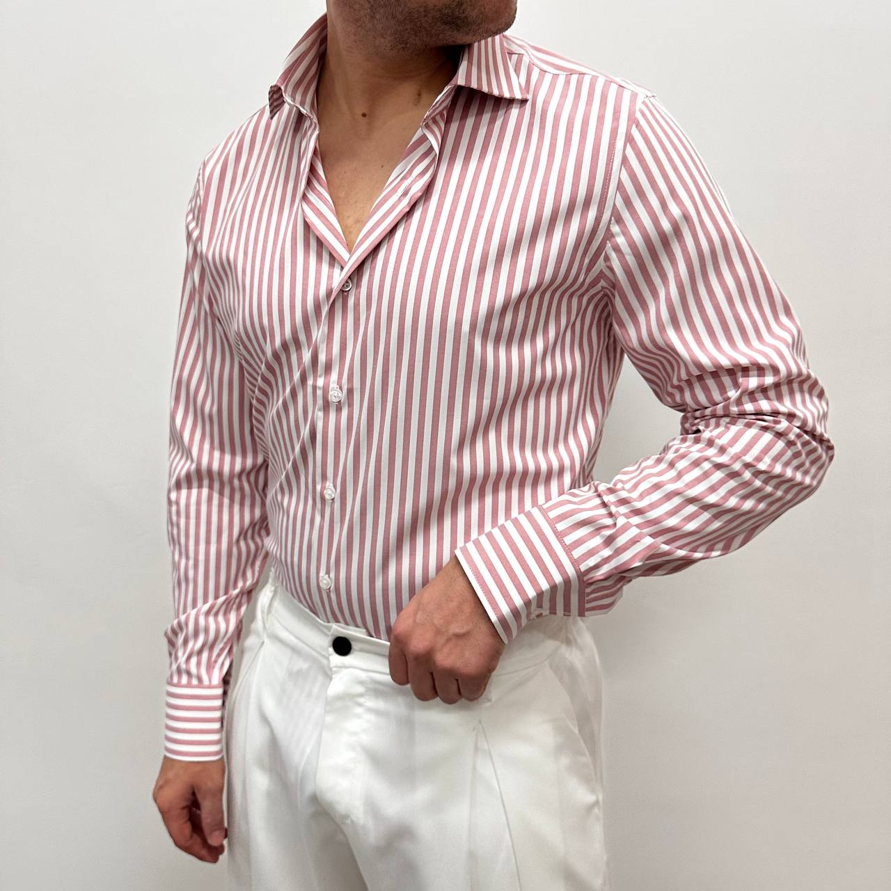 Camicia Sartoriale Riga Bordeux