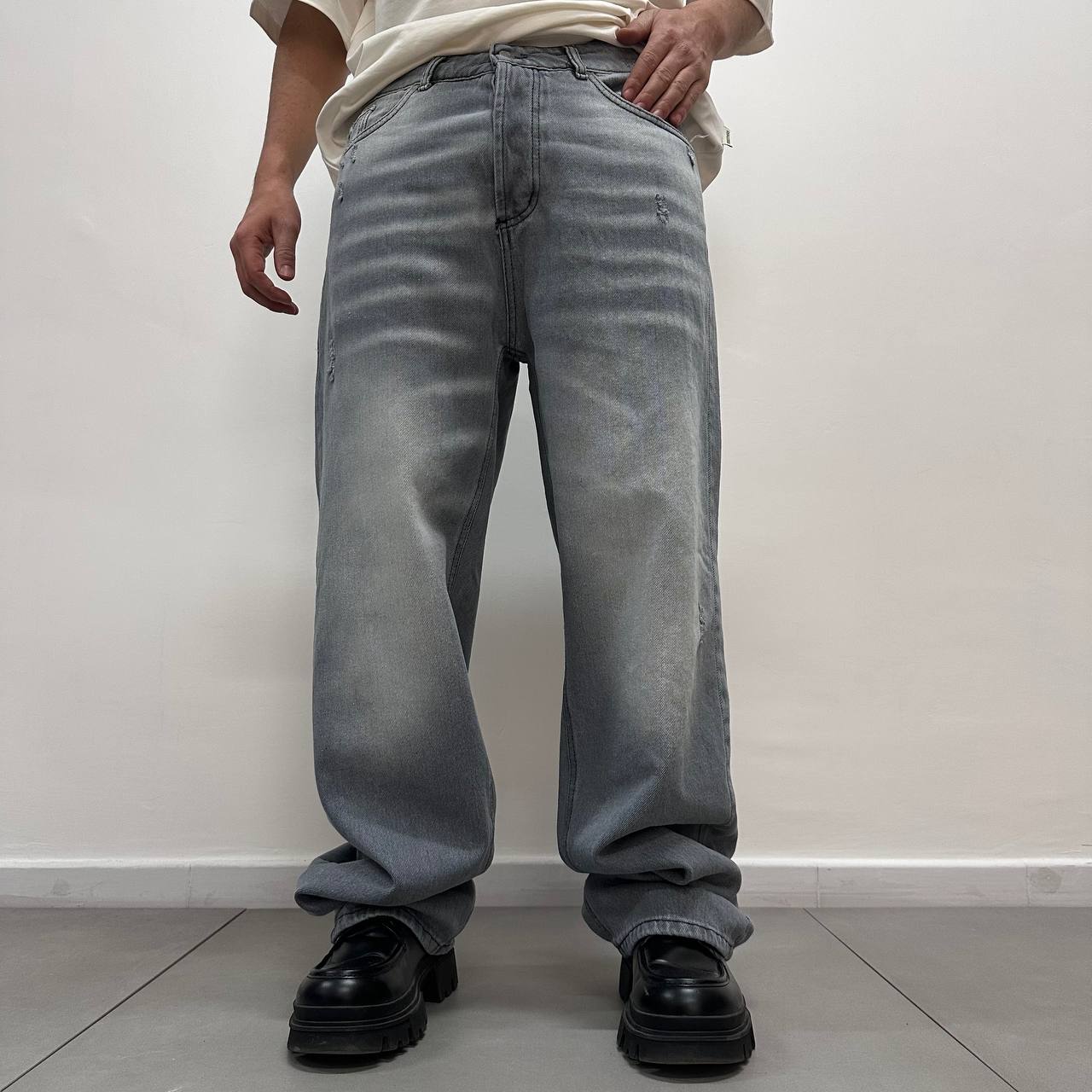 Jeans sfumato gray