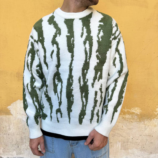 Pullover Square Verde