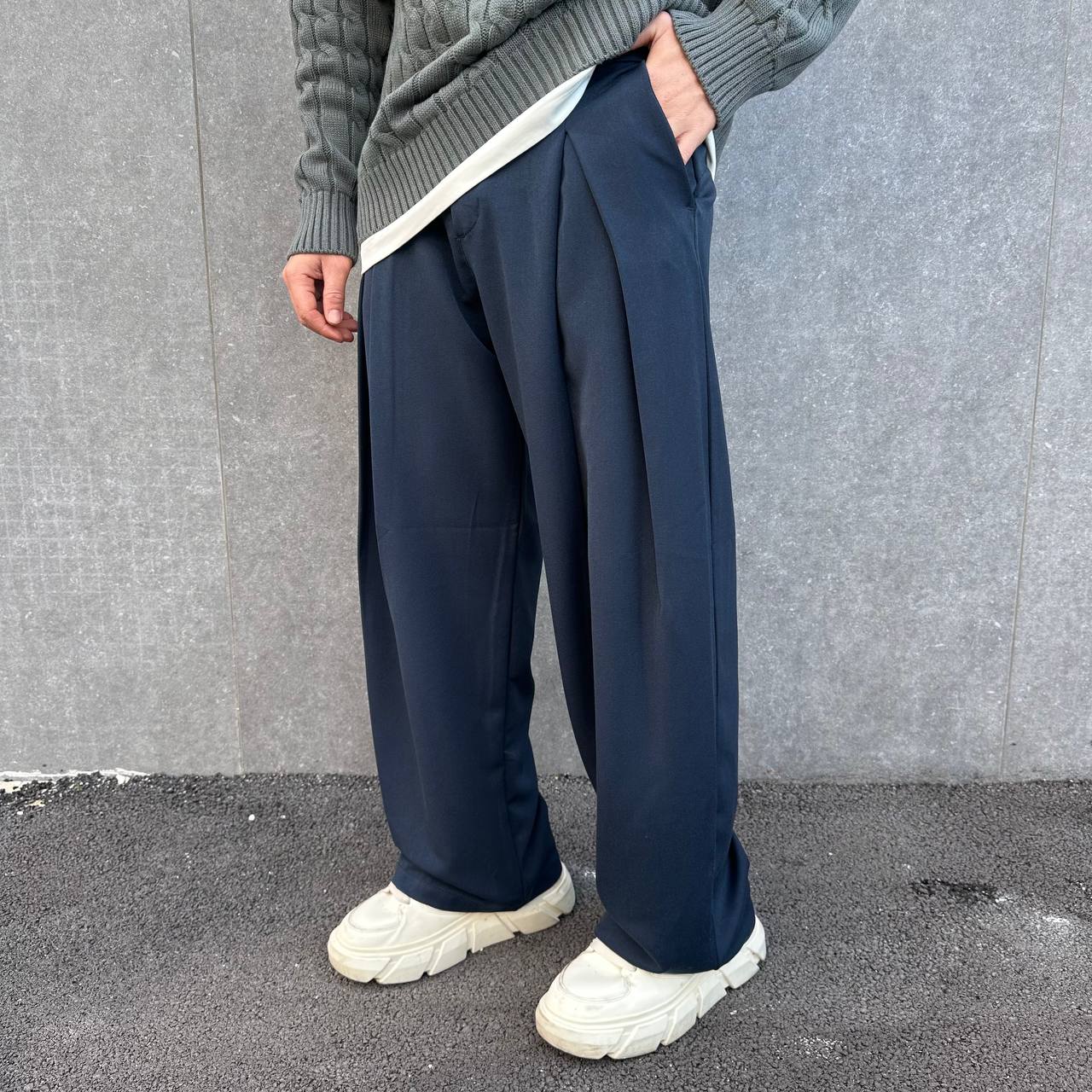 Pantalone Balloon Blu