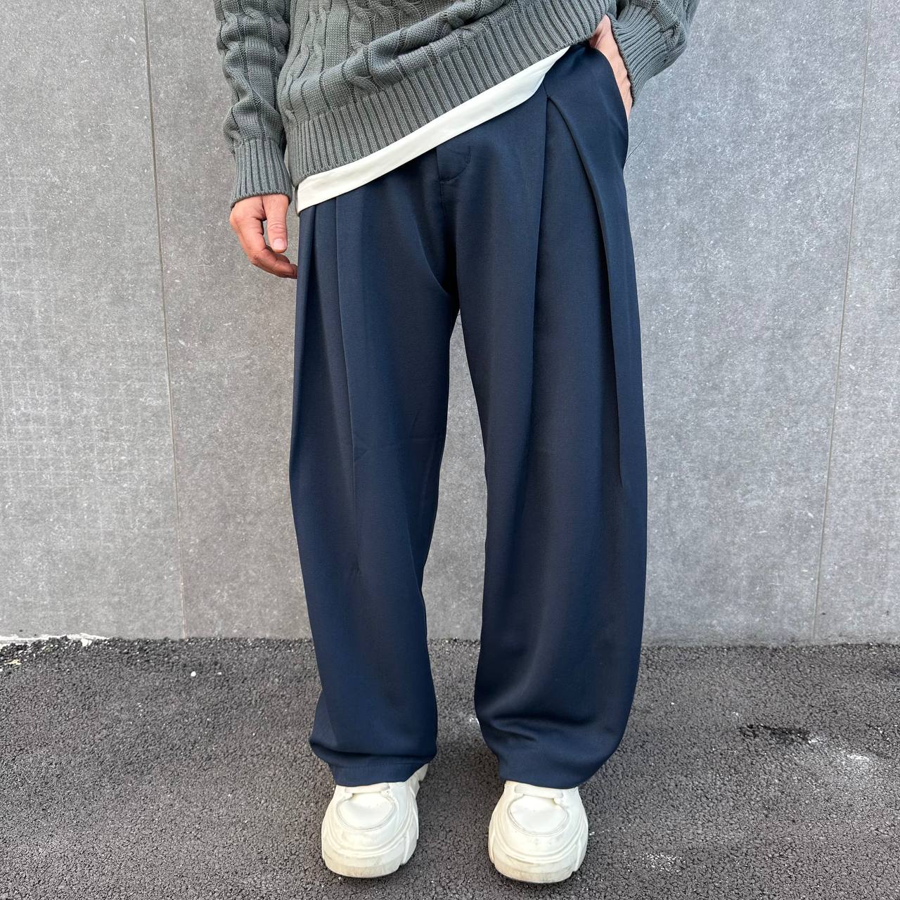 Pantalone Balloon Blu