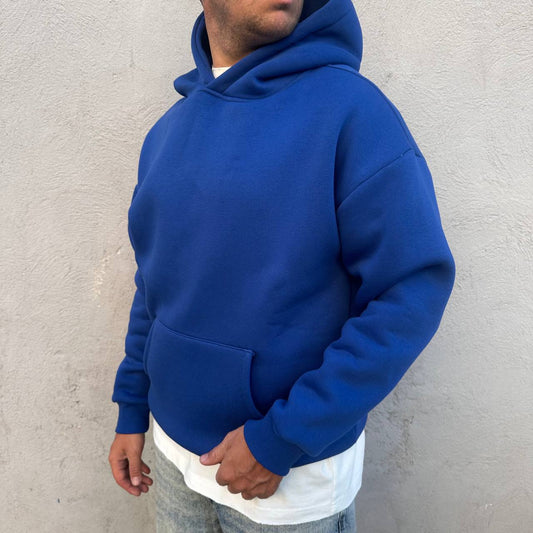 Felpa basic blu royal