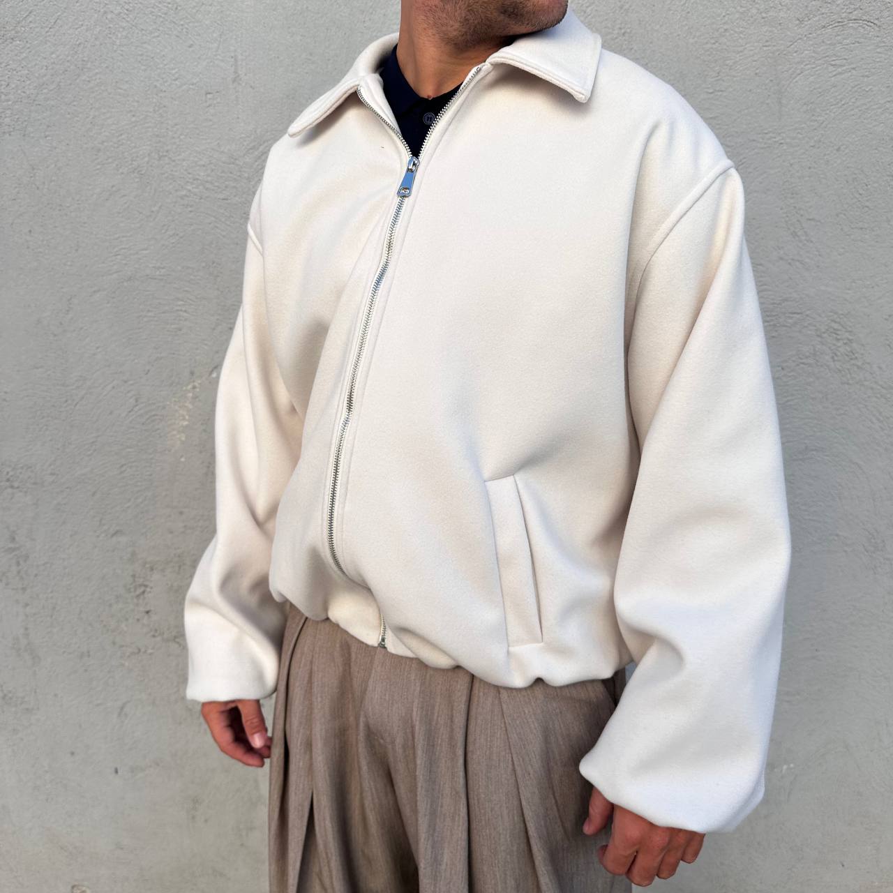 Jacket Balloon panna