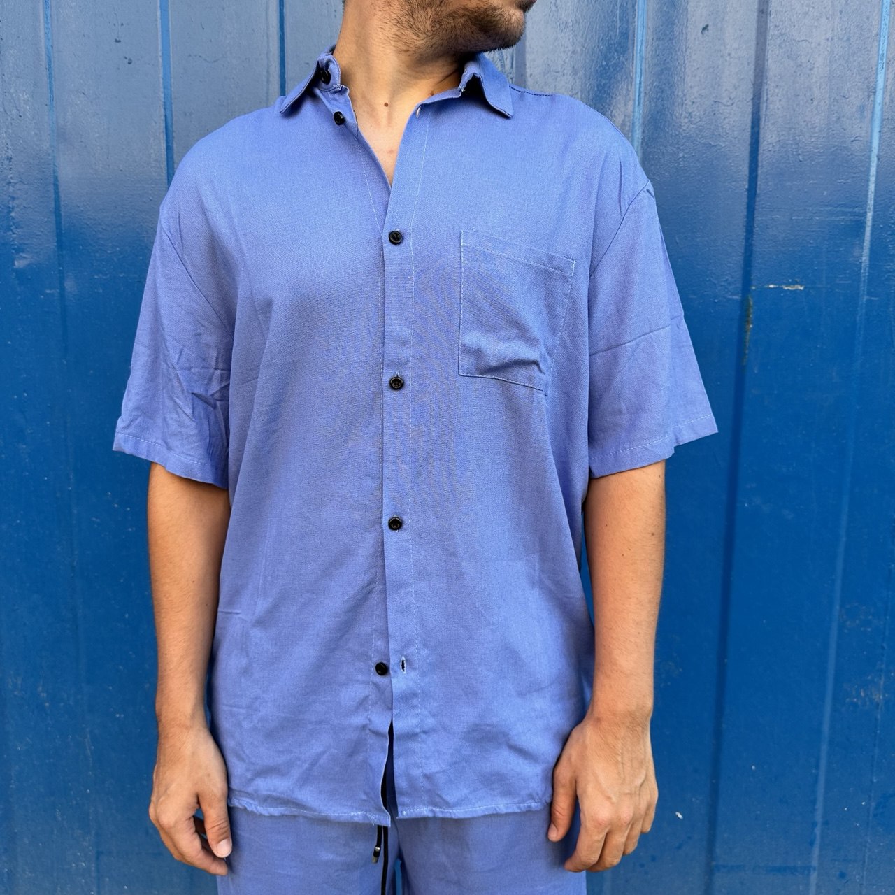 Coordinato Santorini Celeste