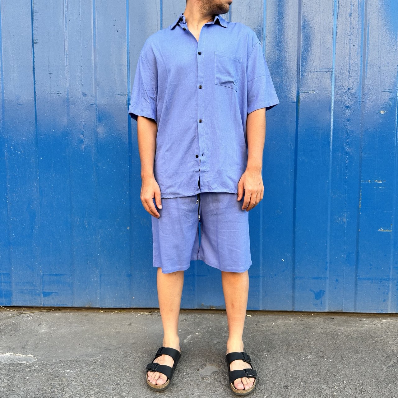 Coordinato Santorini Celeste