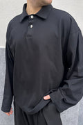 Polo Boxy Sleeve Nera