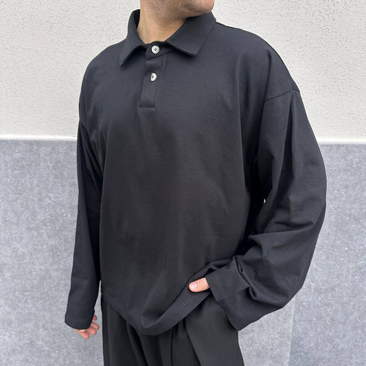 Polo Boxy Sleeve Nera