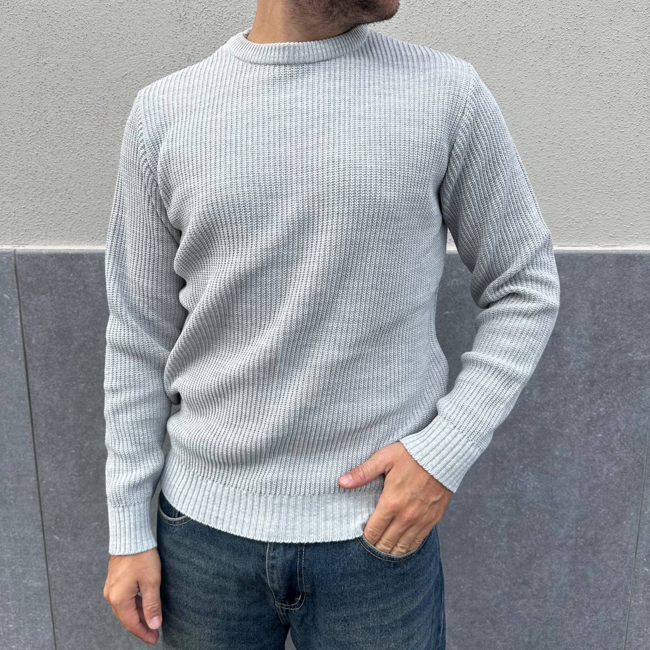 Maglione casual grigio