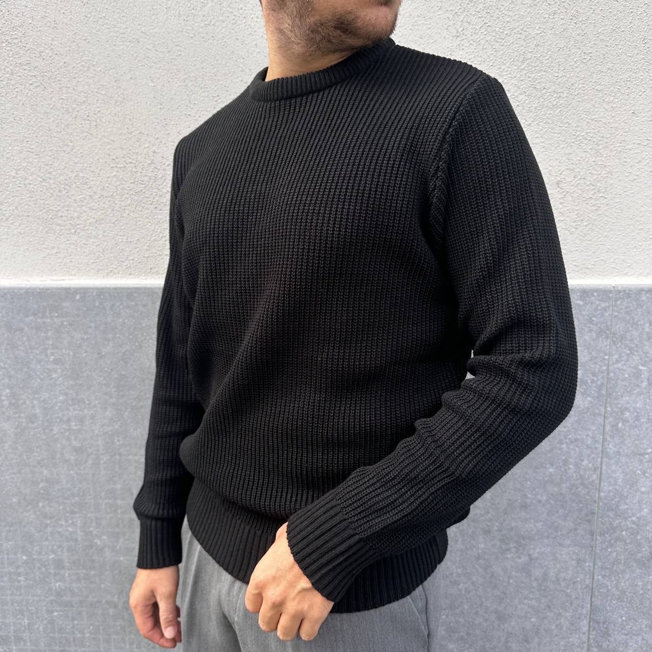 Maglione casual nero