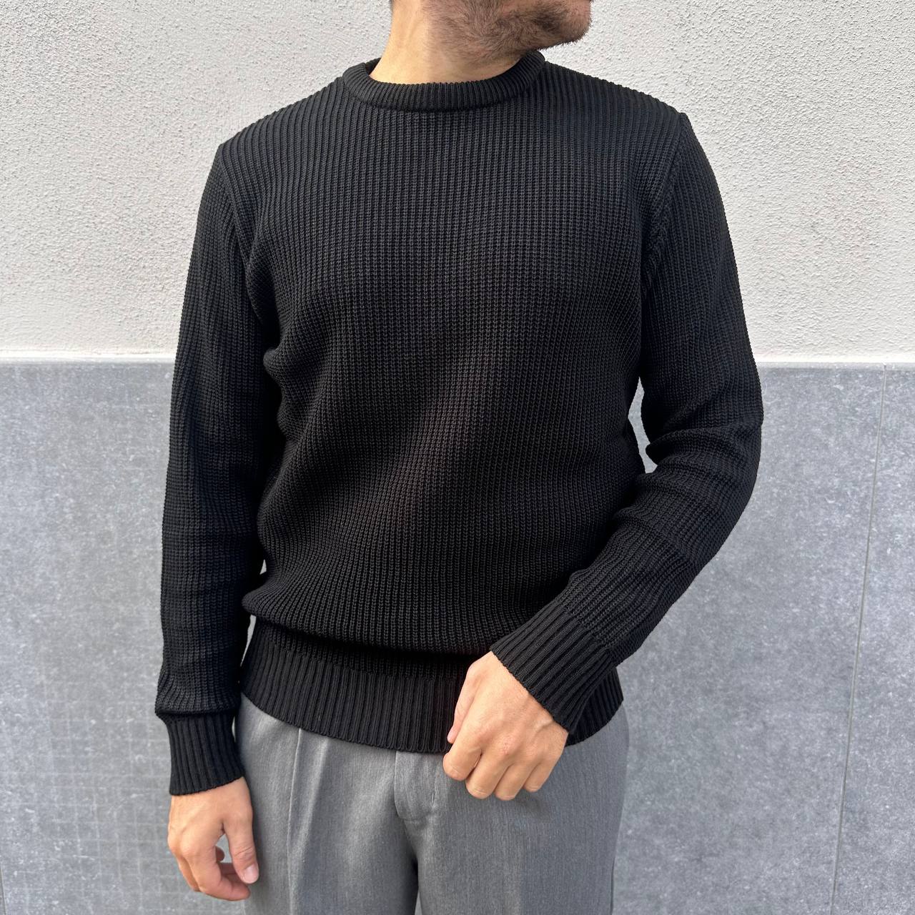 Maglione casual nero