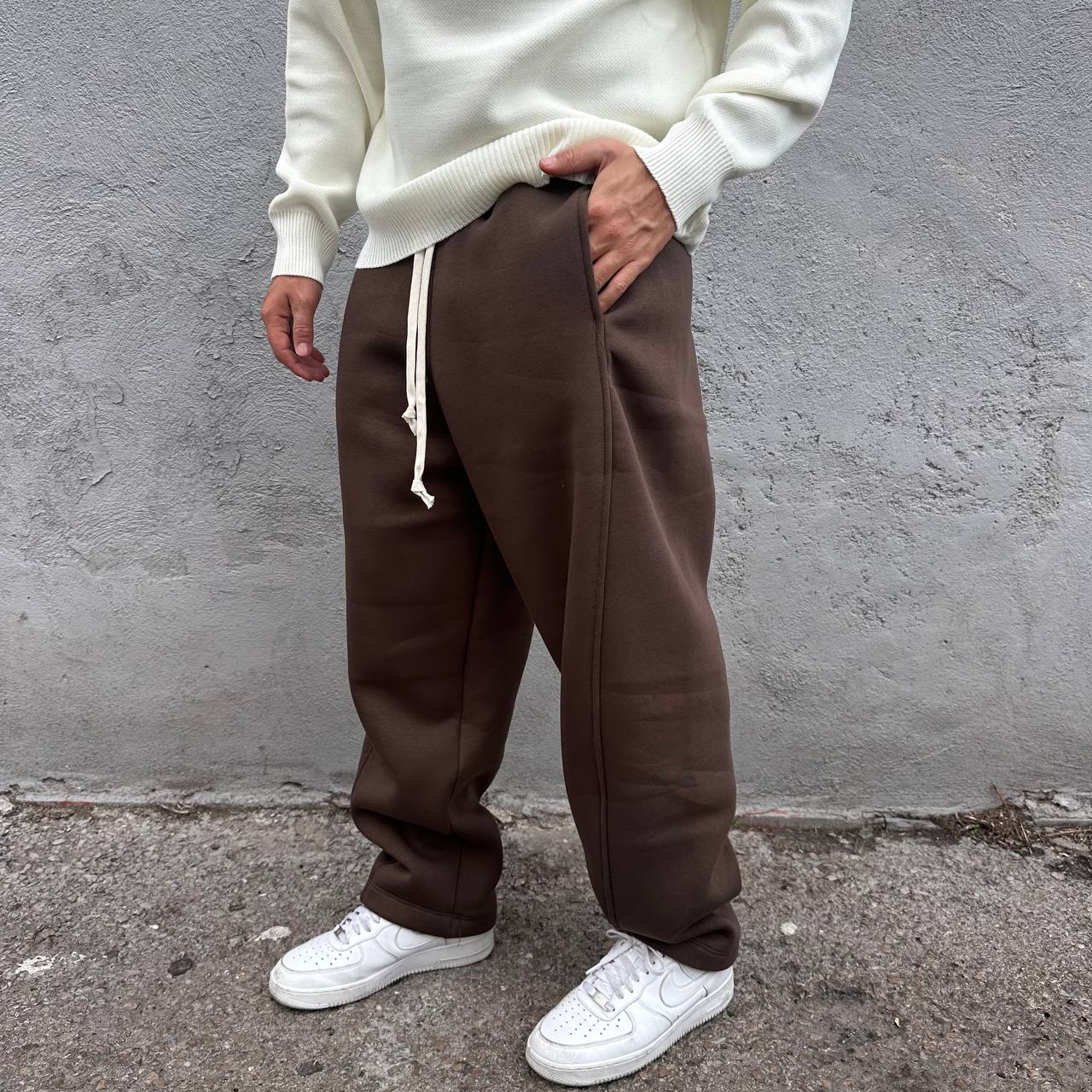 Pantalone Tuta Marrone