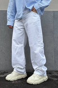 Jeans Baggy Bianco