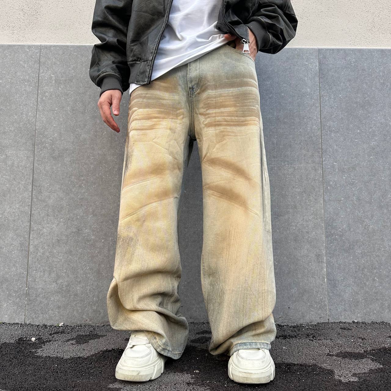 Jeans Baggy Stain