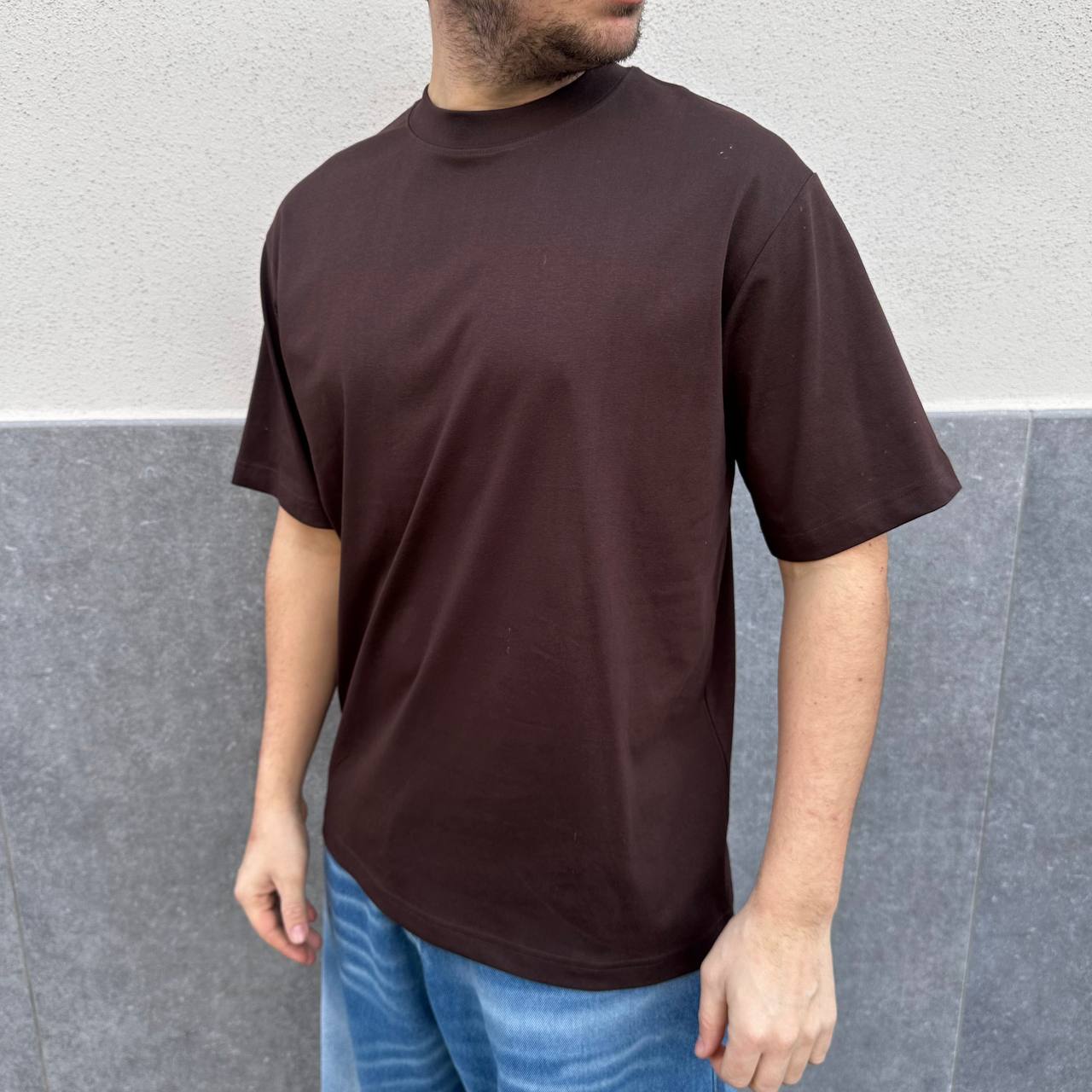 Shirt tech marrone